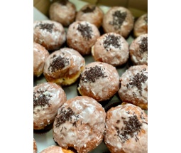 Pączki w 4 smakach PREMIUM w pakiecie z dostawą w cenie (100szt = 4x25 szt.) 